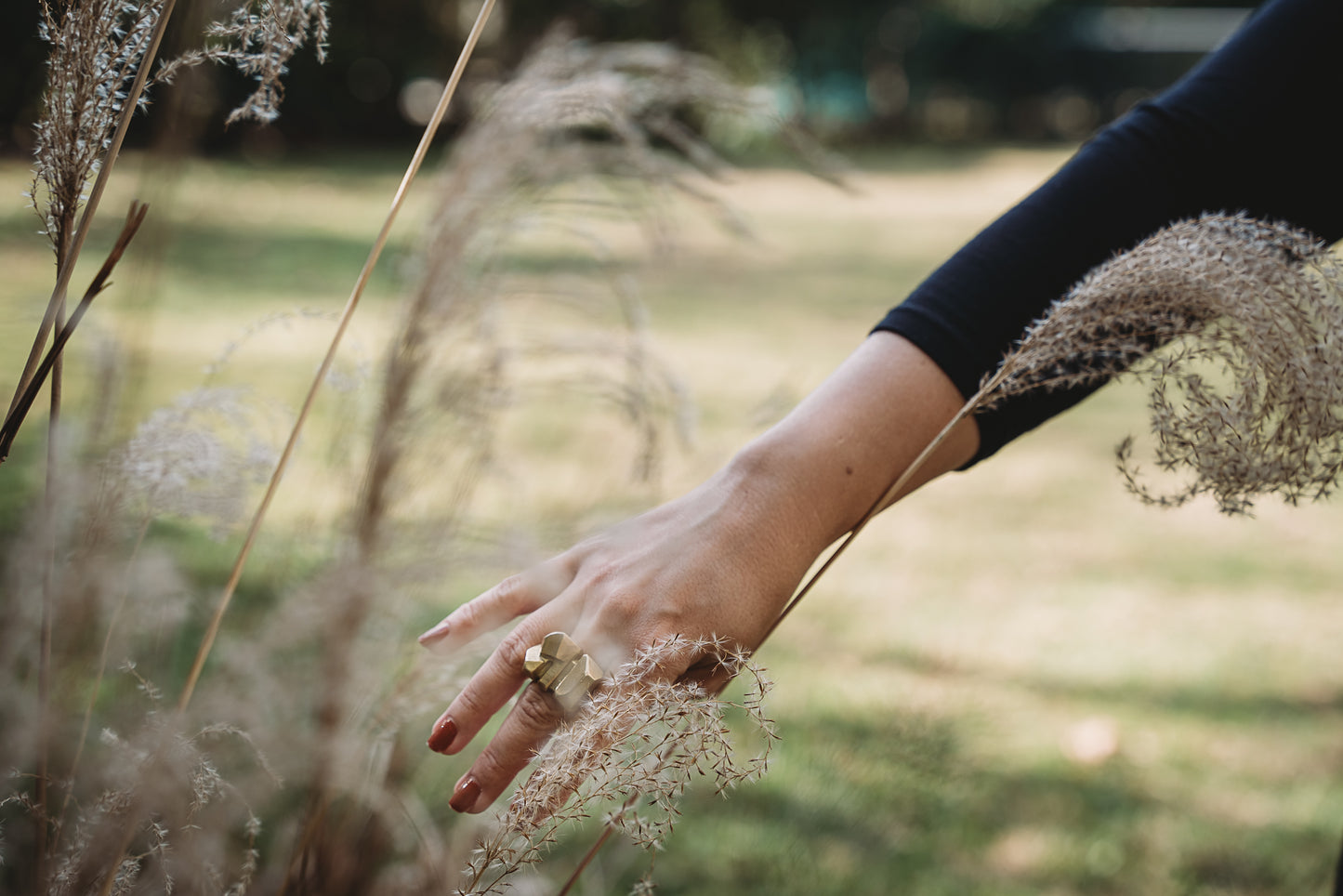 Bronze metal ring