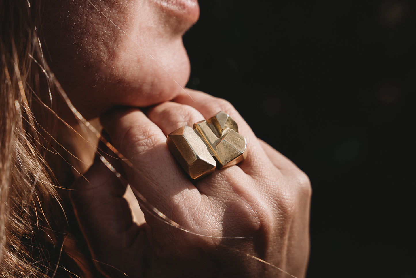 Bronze metal ring