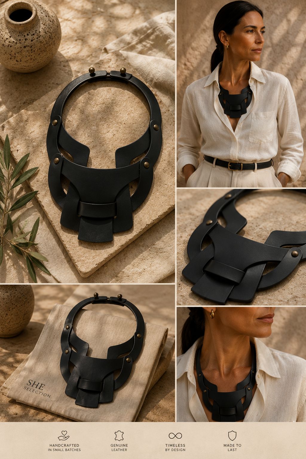 Spartacus Leather Necklace